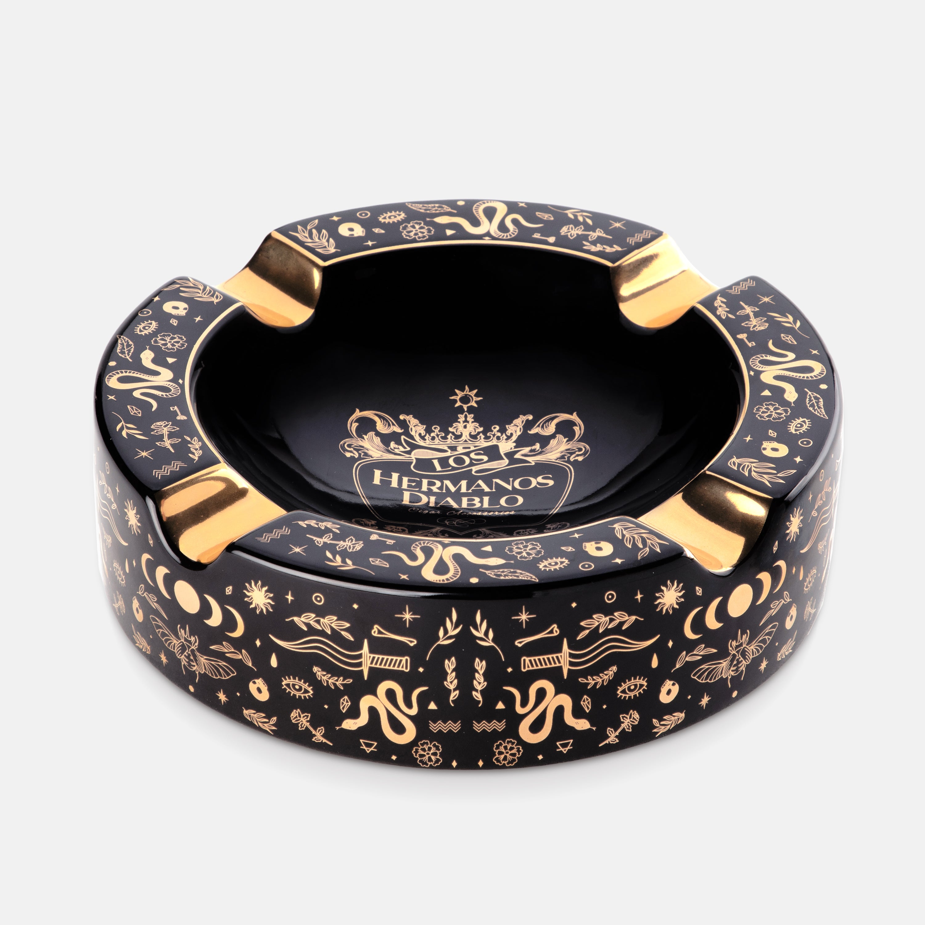 Mystique Luxury Ceramic Cigar Ashtray by Los Hermanos Diablo
