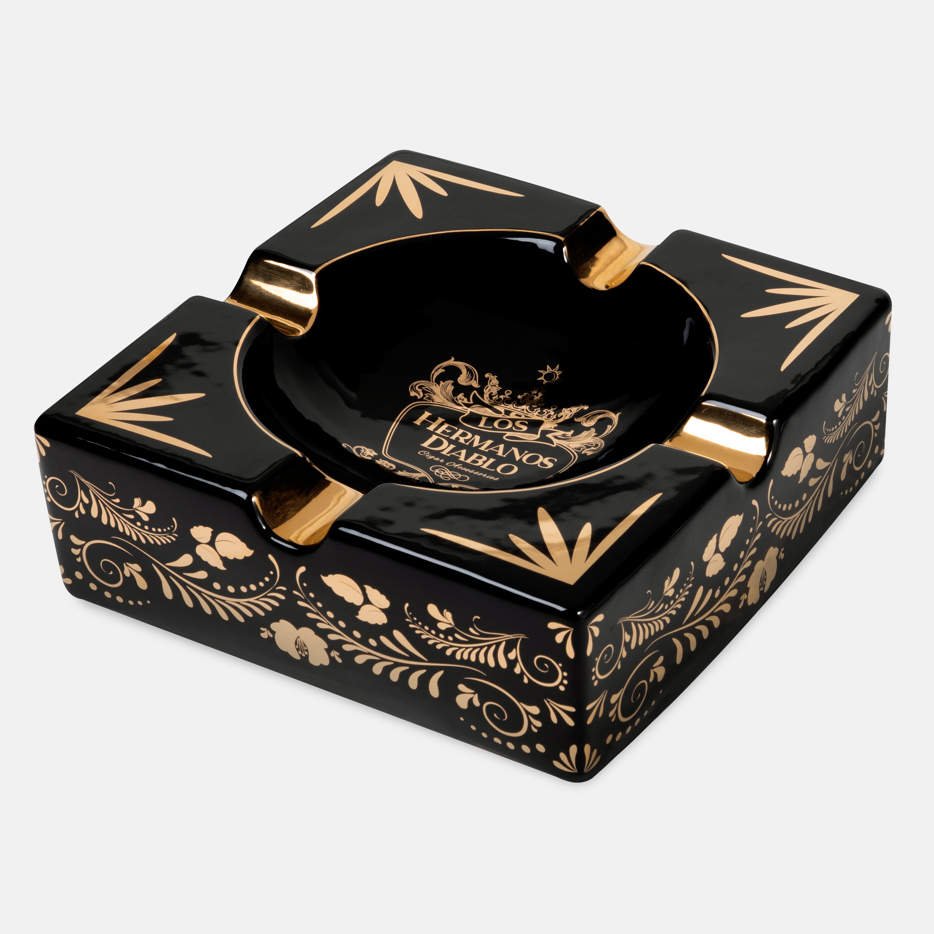 Los Hermanos Diablo Square Ashtray