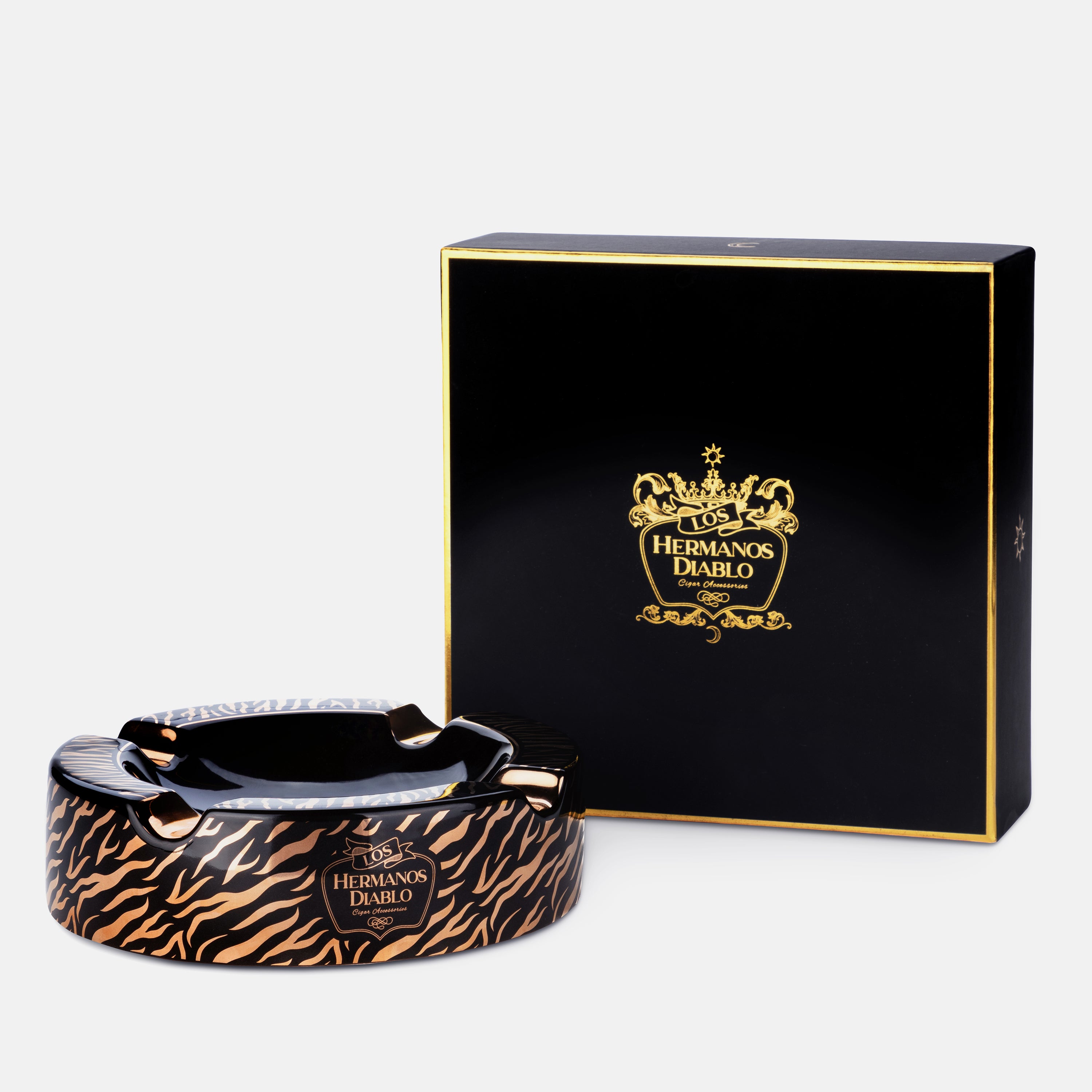 Tiger Luxury Ceramic Cigar Ashtray by Los Hermanos Diablo