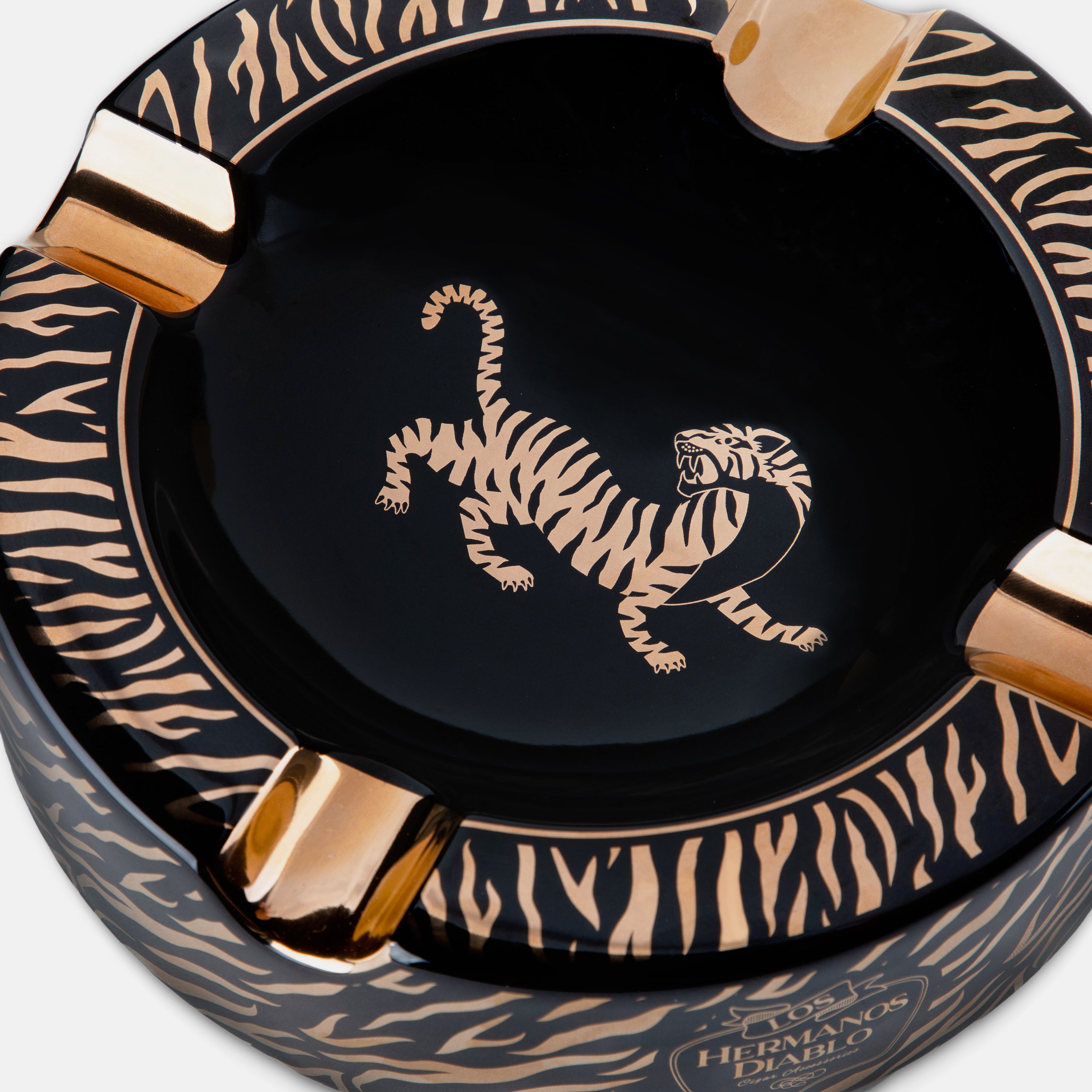 Tiger Luxury Ceramic Cigar Ashtray by Los Hermanos Diablo