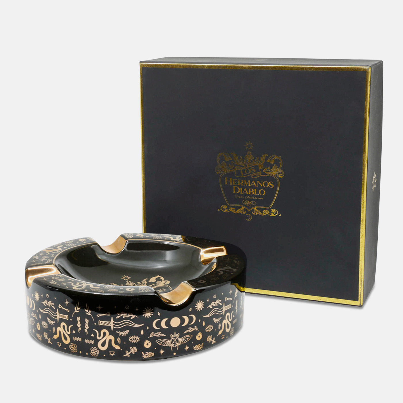 Mystique Luxury Ceramic Cigar Ashtray by Los Hermanos Diablo